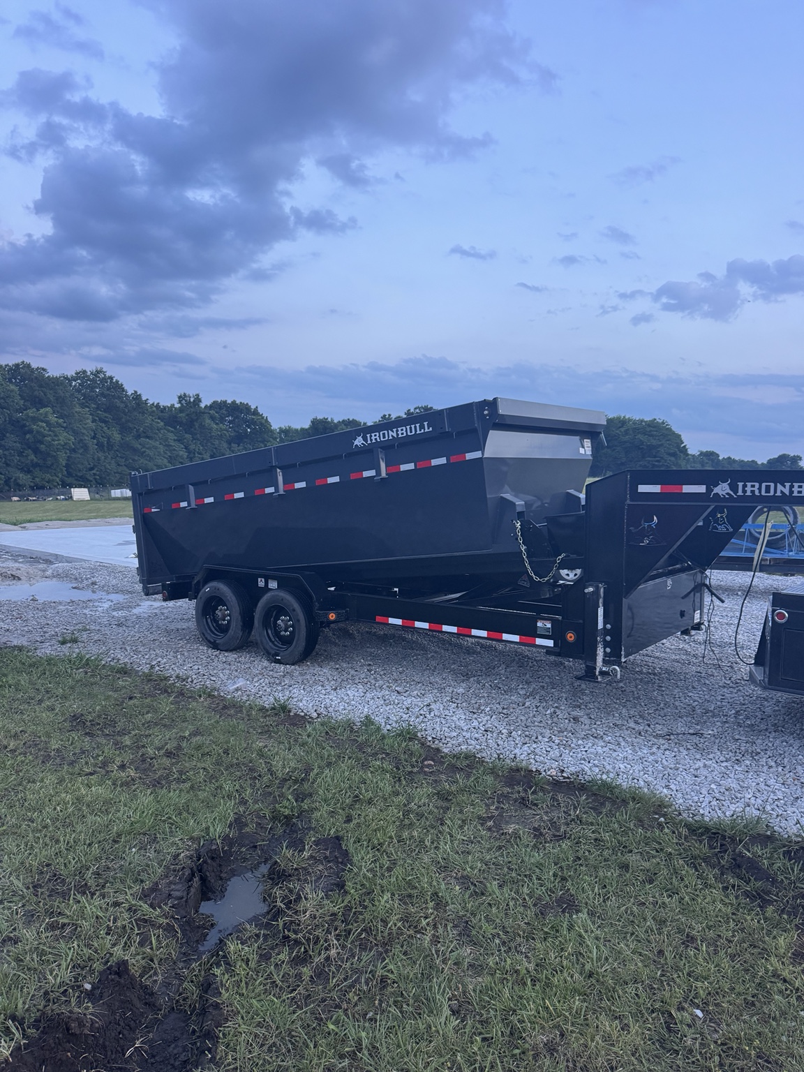 KD Site Solutions dump trailer for gravel and dirt delivery